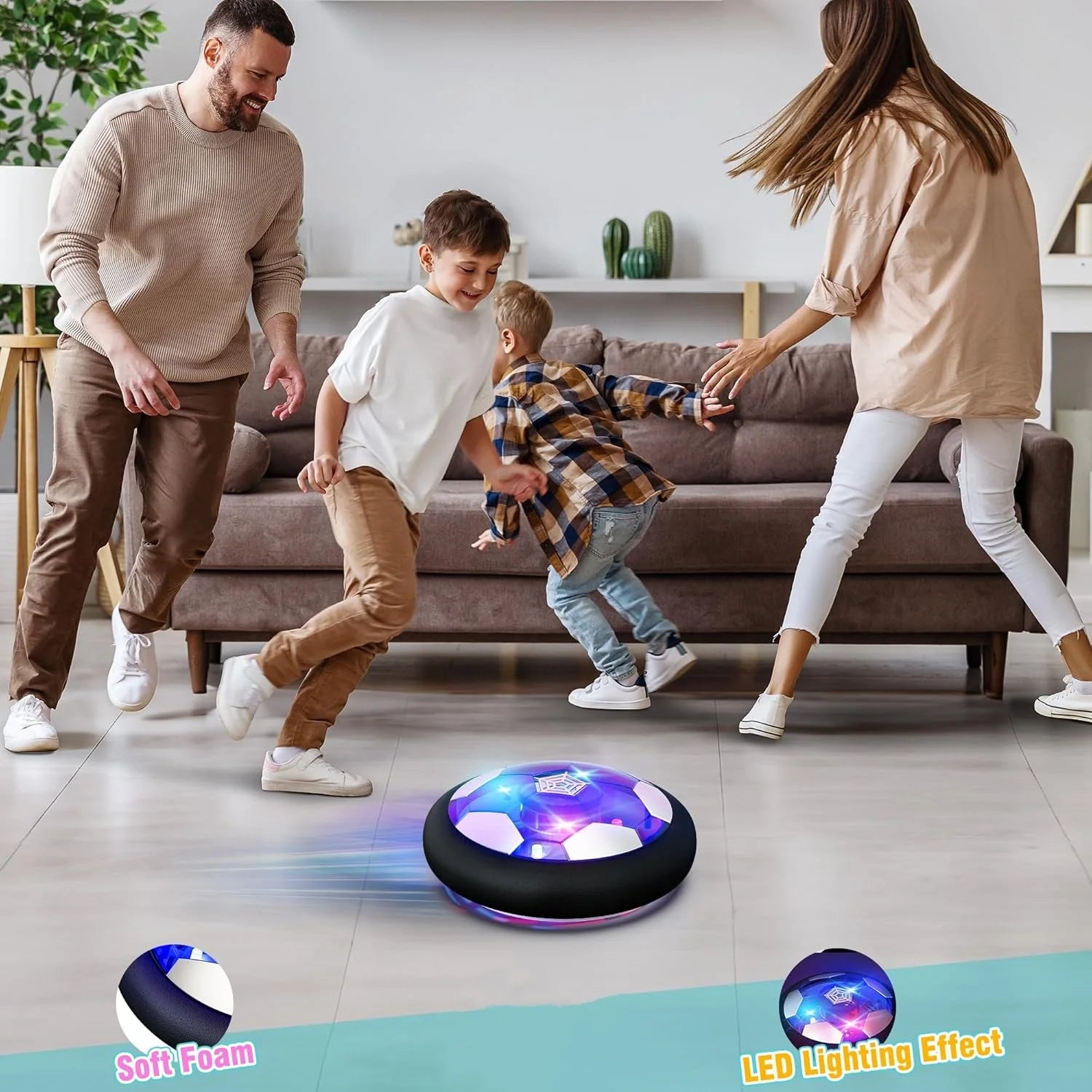 Lumora™ LED Rechargeable Hover Soccer Ball for Kids